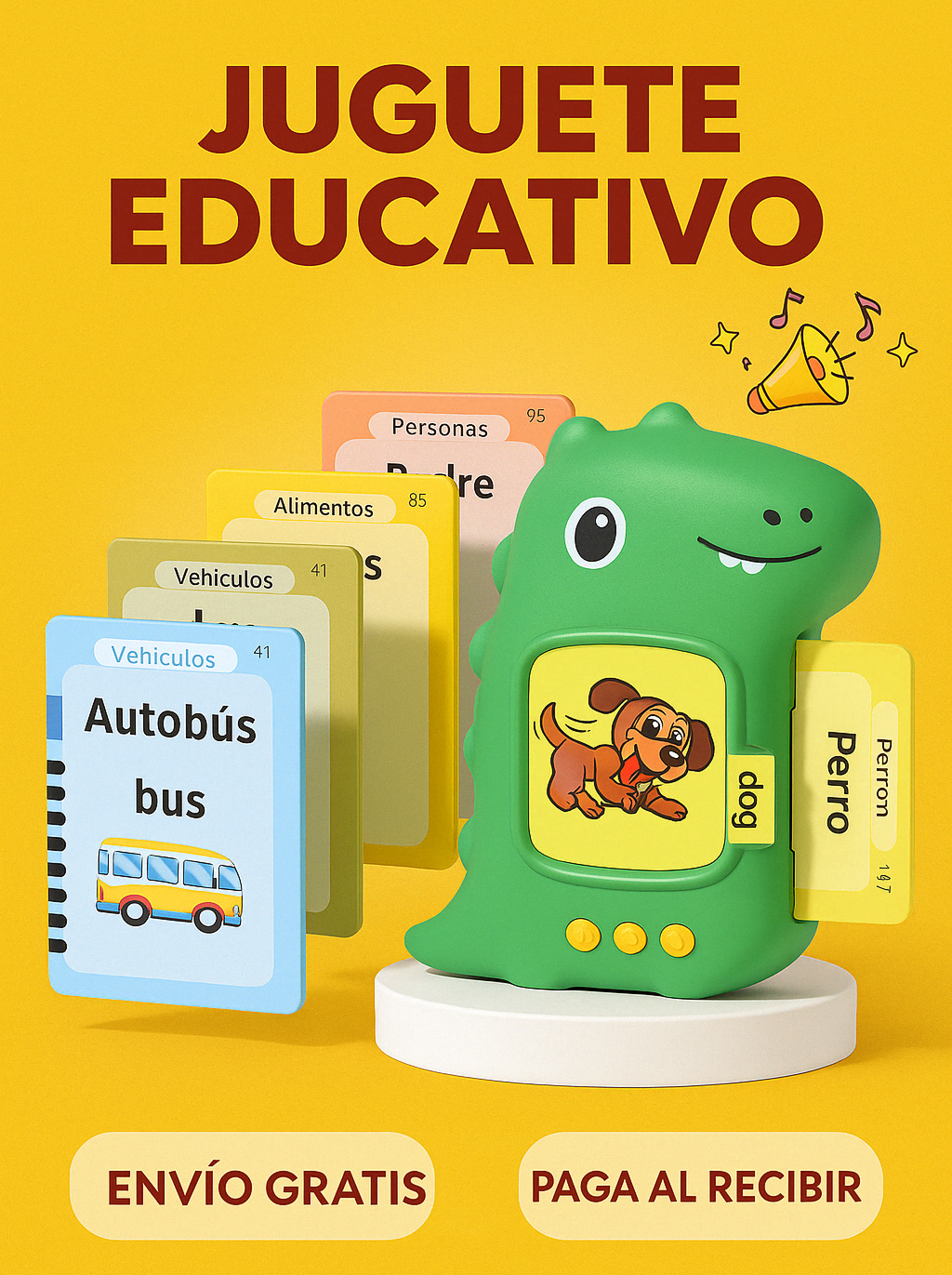 Lector de tarjetas didacticas